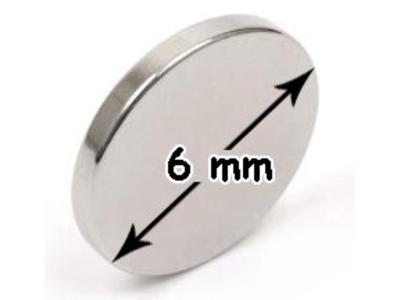 China HSMAG 6mm Round Sm2Co17 Magnet Permanent Disc Magnet Punching Anti Corrosion for sale