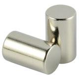 China HSMAG Round Silver Super Strong Industrial Magnet Rustproof OEM Cylinder Magnets for sale