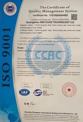 ISO 9001 - BOGEN PUMPS