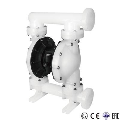 China Membrana pneumática branca da bomba de diafragma/bomba de ar que transporta a máquina à venda