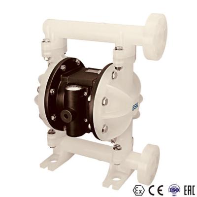 China Light Weight Pneumatic Diaphragm Pump For Acids , Solvents , Caustics for sale