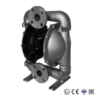 China Black Stainless Steel Air Diaphragm Pump Anti Corrosion for sale