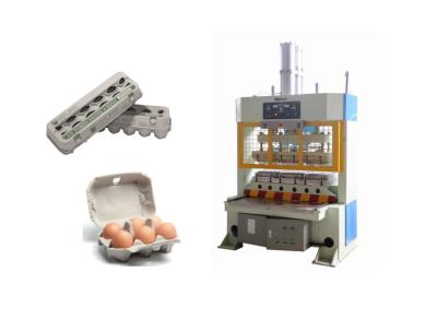China Semi - Auto Egg Carton Hot Press Machine With Working Pressure 15 Tons for sale