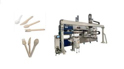 China Disposable Pulp Molding Fork Spoon Knife Making Machine for sale