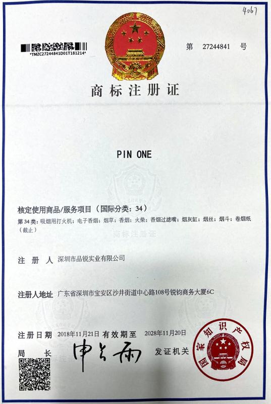 PIN ONE - Shenzhen Pinrui Industrial Co.,Ltd