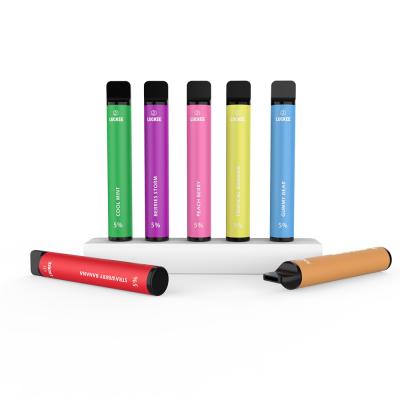 China 550mAh 800 Puffs Ecig Disposable Vape Pen 2.5ml Ejuice 5% Salt Nic Fume Vapes for sale