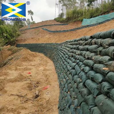 China 40x80cm Geotextile Sandbags Planting Bag For Ecological Slopes Construction for sale