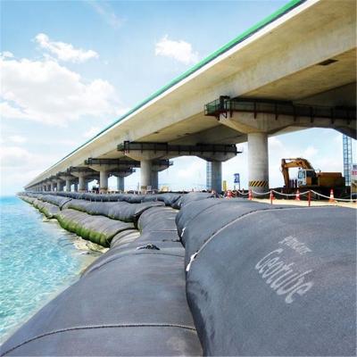China Tubo de secagem Geobag dos sacos do geotêxtil de Dirtbag do ANIMAL DE ESTIMAÇÃO dos PP para o Berm litoral do filtro dos sedimentos da areia à venda