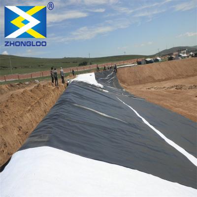 China Black High Density Polyethylene Geomembrane Pond Liner Impermeable for sale
