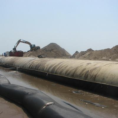 China Polypropylene Woven Geotextile Tube Geotube For Sludge Dewatering Te koop