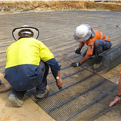 China Biaxial Uniaxial Plastic Geotextile Geogrid For Subgrade Reinforced Te koop