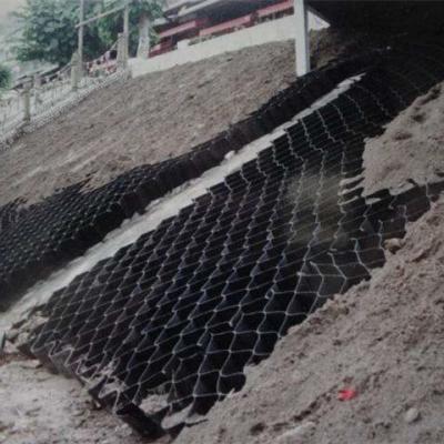 Китай Textured / Perforated HDPE Plastic Sheet Geocell For Channel Slope Reinforcement Protection продается