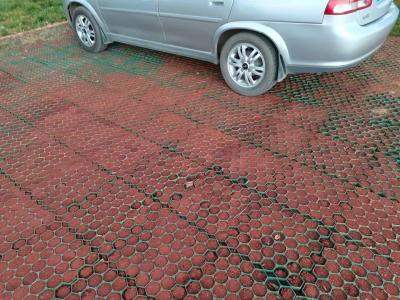China Road Construction Gravel Grid, Grass Grid Mats For Road Surfacing Grid Parking Lot for sale