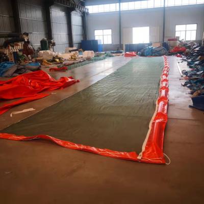 China Eco Friendly Polyester Woven Geotextile Silt Curtain 130mm - 500mm Freeboard for sale