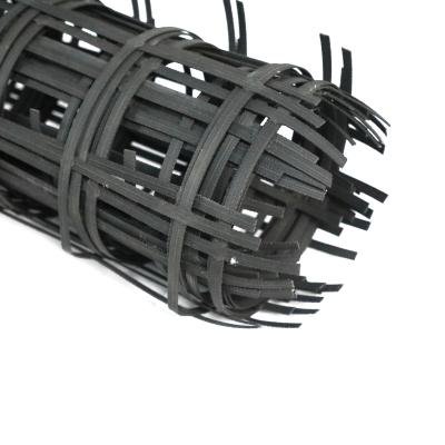 Chine Biaxial Steel Plastic Reinforcement Geogrid Earthwork Products à vendre