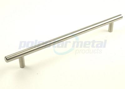 China 96 mm CC Brushed Nickel Steel Kitchen T Bar Door Handle / T Bar Cabinet Handles for sale