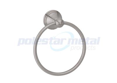 China 6-1/4” anchura Zamak anillo de toalla del níquel del satén de la colección de 32500 series en venta