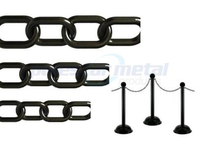 China Black PE Roadway Plastic Chain Link for sale