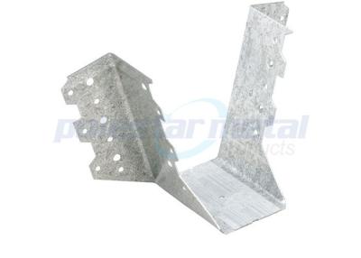 China Galvanised Steel Construction Hardware , Connecter Pine Joist Hangers For Steel Beams for sale