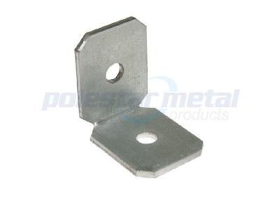 China Home 25mm Zinc Plated Angle Brackets / Heavy Duty Garage Shelf Brackets for sale