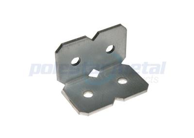 China ISO Approved Construction Hardware , 25mm Building Framing Hardware Angle Brackets for sale