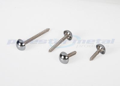 China ISO Specialty Hardware Fasteners M3 Brass Mirror Screws / Precision Brass Slotted Round Head Wood Screws for sale