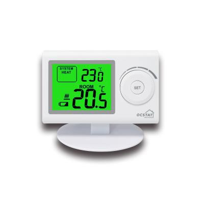 China Transmitter / Receiver Wireless Heating Thermostat Cooling Non Programmable for sale