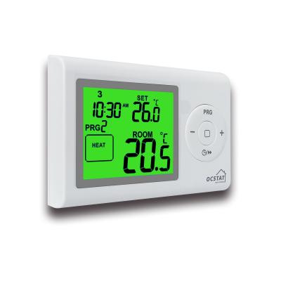 China 7 Day Programmable Wireless Wifi Thermostat With Backlight ST2402RF for sale