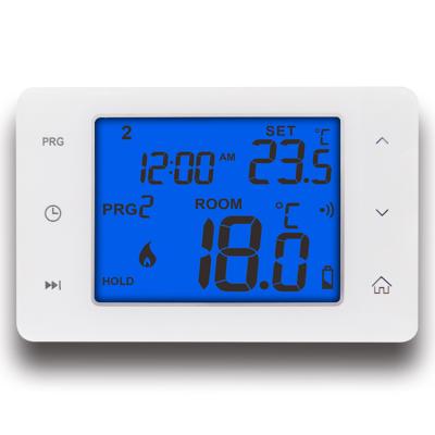 China Wireless Radio Frequency Room Thermostat For Water Heating 230V 6A ST27RF for sale