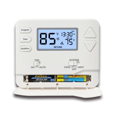 China Room Weekly Programmable 24V Single Stage Thermostat For Air Conditioner for sale