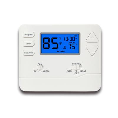 China 24V Weekly Multi Stage Programmable Thermostat For Air Conditioner STN615 for sale