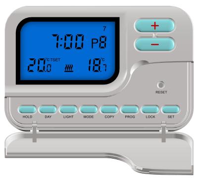 Chine Thermostat à la maison programmable, thermostat programmable pour la pompe à chaleur à vendre