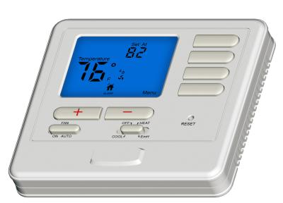 China Heating And Air Conditioning Non Programmable Thermostat 2 Heat 1 Cool for sale