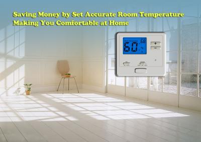 China Bathroom Underfloor Heating Non Programmable Thermostat Heating And Cooling 24V for sale