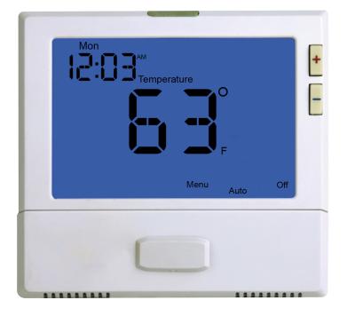 China 2 Heat 2 Cool Wired Room Thermostat Heating And Cooling For Homes for sale
