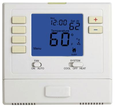 Chine Le thermostat multi 24V/2 de pompe à chaleur d'étape chauffent le thermostat 2 frais à vendre