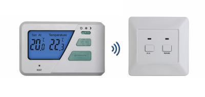 China Wireless Controlled Thermostat / Wireless Heat Pump Thermostat for sale