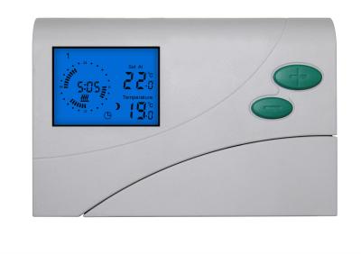 China Termostato da sala de fio dois, termostato programável da sala para a caldeira de Combi à venda