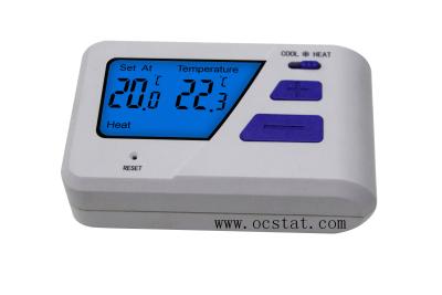 China Heat Cool Non - Programmable Wireless Thermostat For Wall Heater for sale