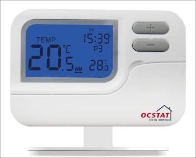 China modo da ultrapassagem manual do termostato da sala 16V dois prendida 119 x 80 x 26 milímetros à venda