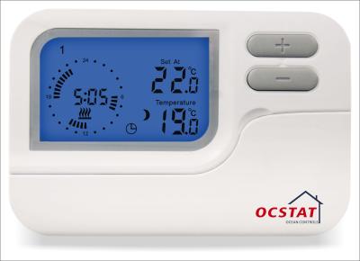 Chine Thermostat programmable de pièce de rf, thermostat fixe de pièce de la température à vendre