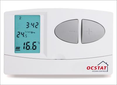 China 1 Heat 1 Cool Digital Boiler Room Thermostat For Home Heating for sale