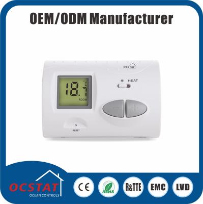 China Klimaanlagen-verdrahteter Raum-Thermostat mit Temperaturüberwachung verdrahtete electronice Thermostat zu verkaufen