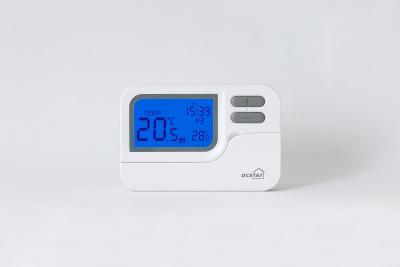 Chine Le thermostat de chaufferie de Combi de thermostat d'appareil de chauffage de gaz de Digital a câblé système programamble de la CAHT de 5 1 1 thermostats de jours à vendre