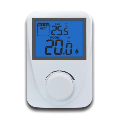 China Heating And Cooling Omron Room Fan Coil Thermostat Large LCD Digital HVAC System for sale