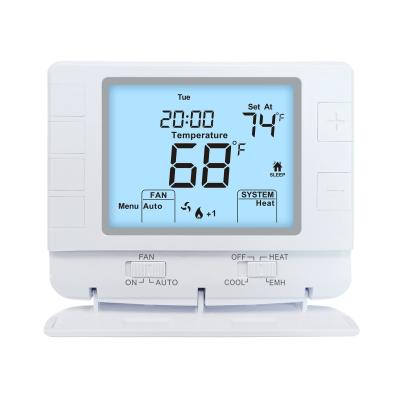 China 24V 5 / 1 / 1 Programmable Electronic Home Thermostat 24 Volt With Temperature Control for sale