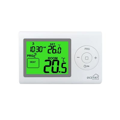 China Temperature Controller Heating 7 Day Programmable Thermostat with Heat and Cool Switch for sale