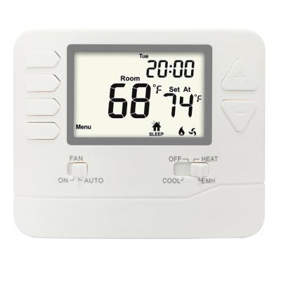 Chine thermostat non programmable électronique de pompe à chaleur de climatisation de la pièce 24V pour la maison à vendre