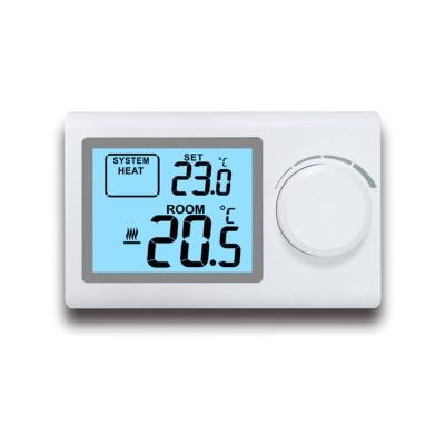Chine Contrôleur de température non programmable blanc de Digital de thermostat de couleur chauffant le thermostat intelligent à vendre
