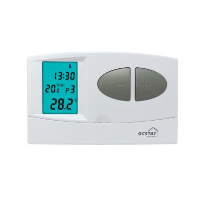 China White Color 7 Day Programmable Thermostat , Digital Heating Thermostat for sale